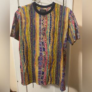 COOGI Tribute All-Over V-Neck Tee (Large)